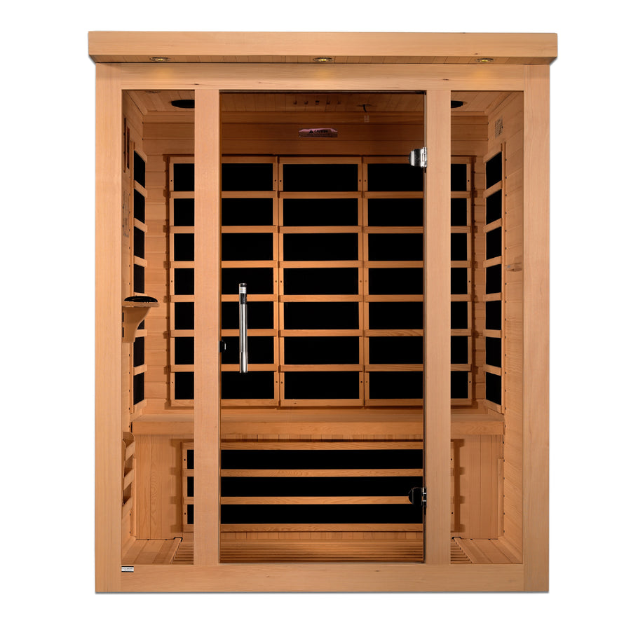 New 2026 Vila 3 Person Ultra Low EMF FAR Infrared Sauna