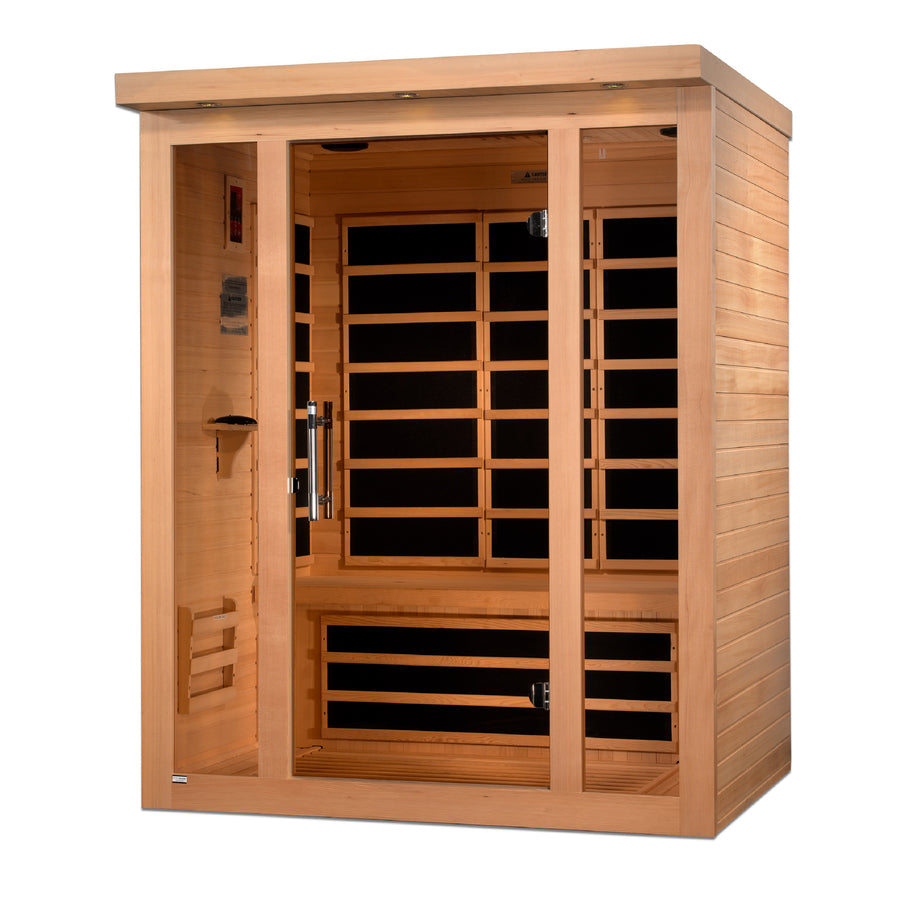 New 2026 Vila 3 Person Ultra Low EMF FAR Infrared Sauna