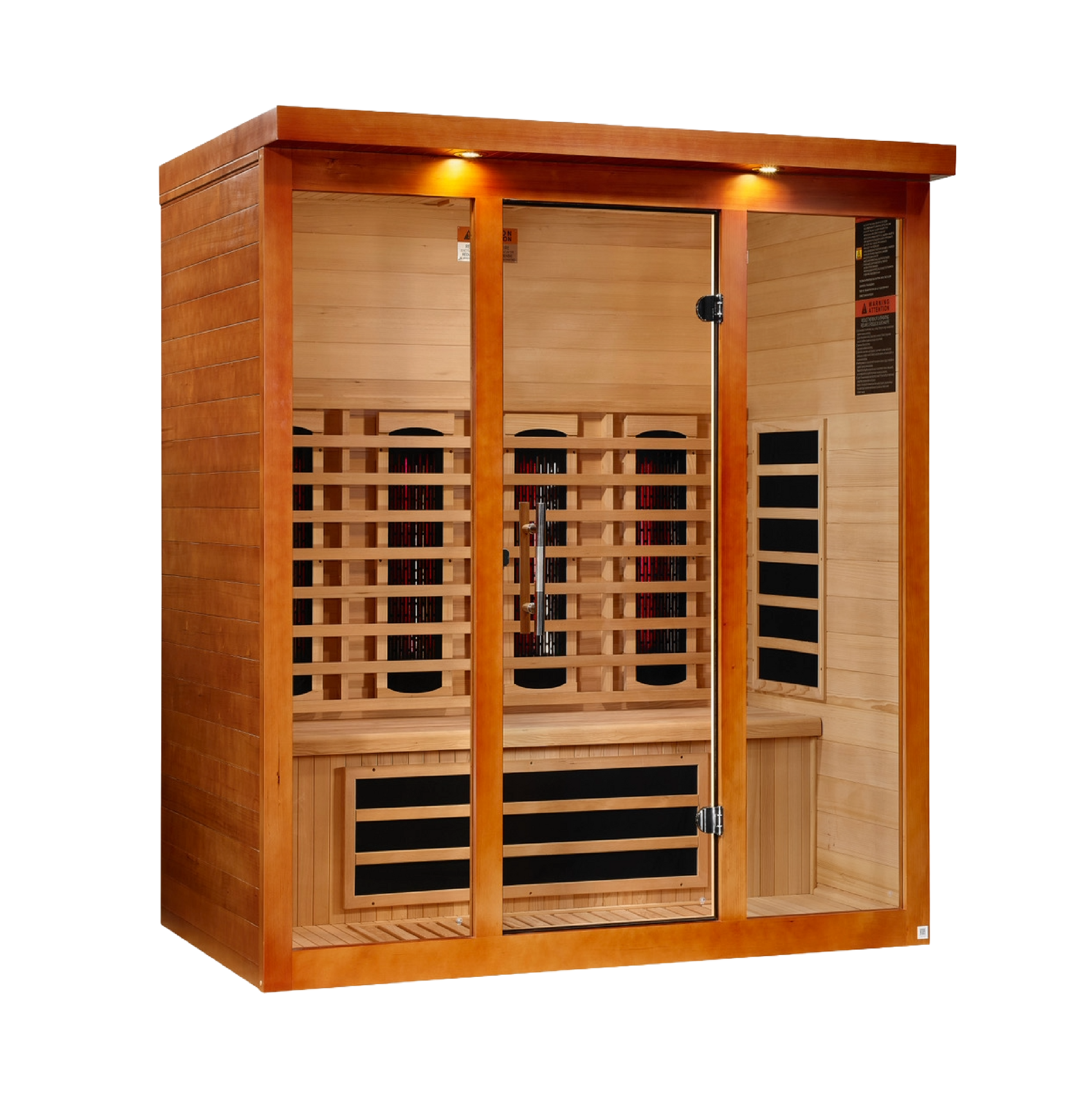 New 2026 Model Dynamic Vila Grande 4 Person Full Spectrum Near Zero EMF FAR IR Sauna (DYN-6415-03 FS)