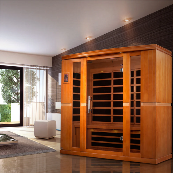New 2026 Dynamic "Bergamo" 4 Person Ultra Low EMF Far IR Sauna (DYN-6440-01 Elite)