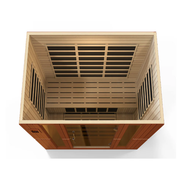 New 2026 Dynamic "Bergamo" 4 Person Ultra Low EMF Far IR Sauna (DYN-6440-01 Elite)