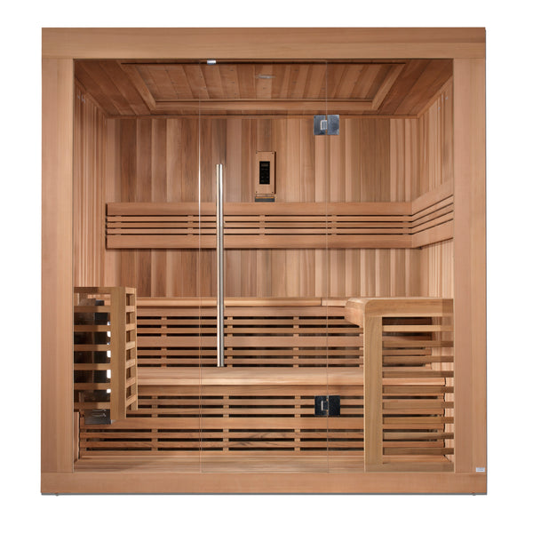 New 2026 "Osla Edition" 6 Person Traditional Sauna - Canadian Red Cedar