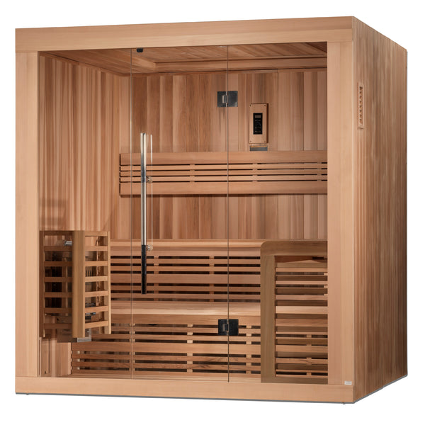 New 2026 "Osla Edition" 6 Person Traditional Sauna - Canadian Red Cedar