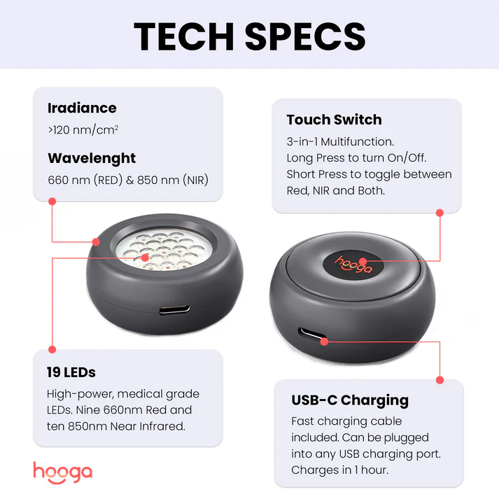 Hooga Red Light Therapy Dot