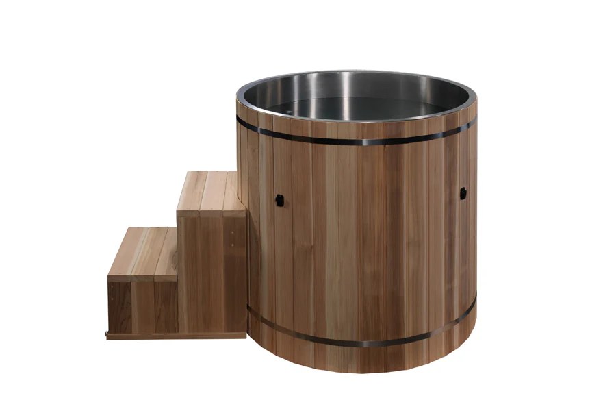 New 2026 Golden Designs Dynamic Cold Therapy Barrel Stainless Steel Cold Plunge