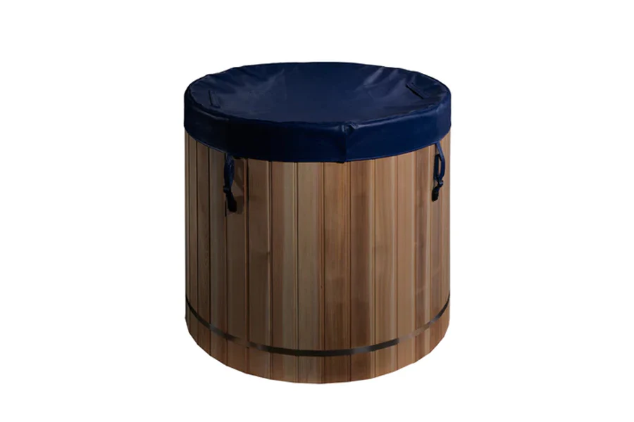 New 2026 Golden Designs Dynamic Cold Therapy PVC Barrel Cold Plunge