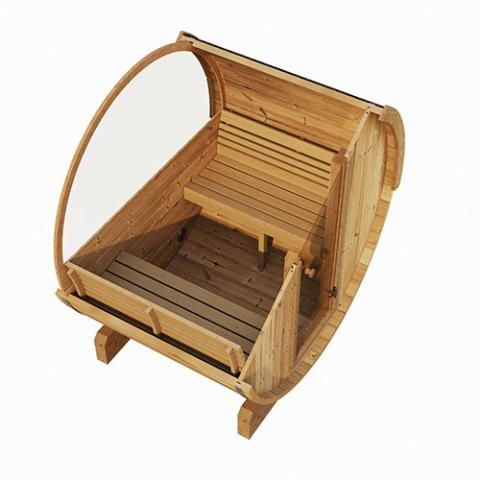 Model E8W 6 Person Traditional Sauna Barrel Sauna