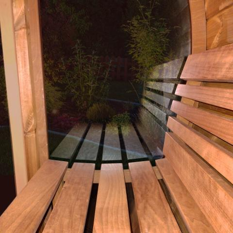 Model E7G 4 Person Traditional Barrel Sauna