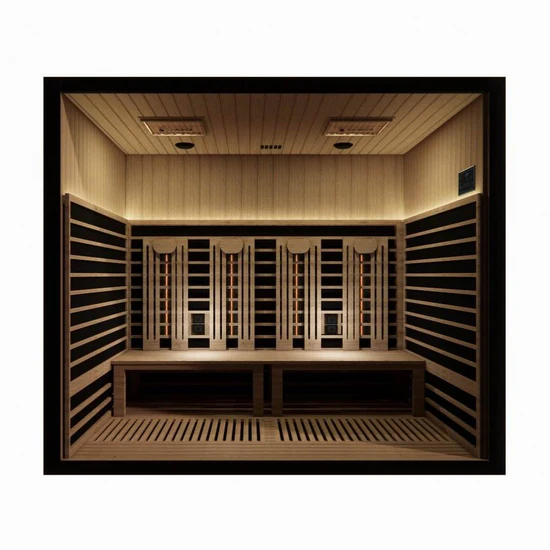 Sun Home Eclipse™ 4-Person Red Light & Infrared Sauna