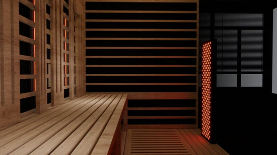 Sun Home Eclipse™ 4-Person Red Light & Infrared Sauna