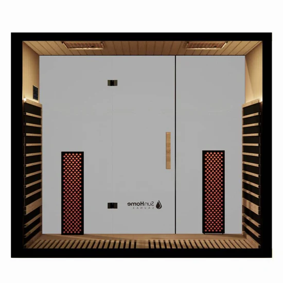 Sun Home Eclipse™ 4-Person Red Light & Infrared Sauna