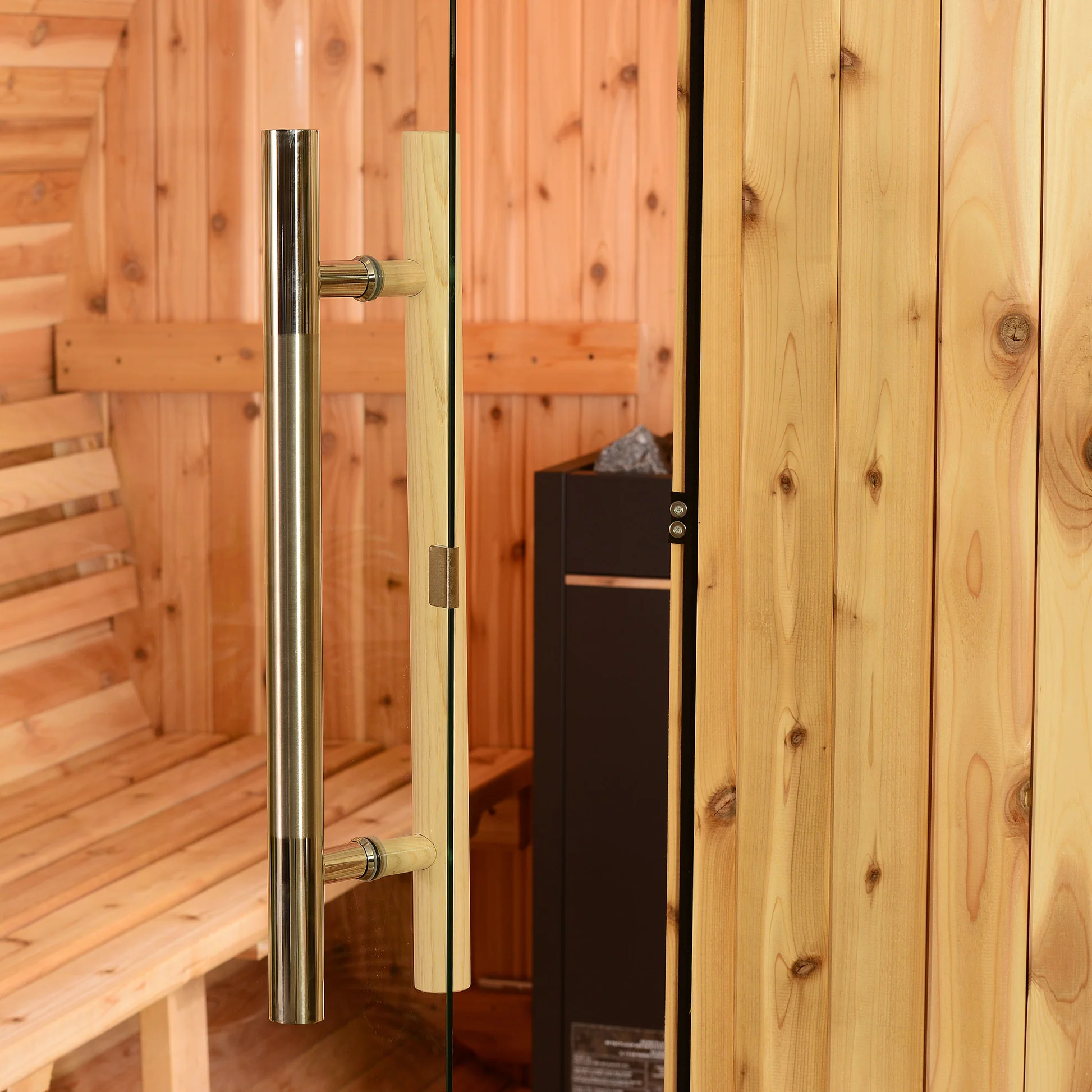Almost Heaven Essex 4-Person Classic Barrel Sauna