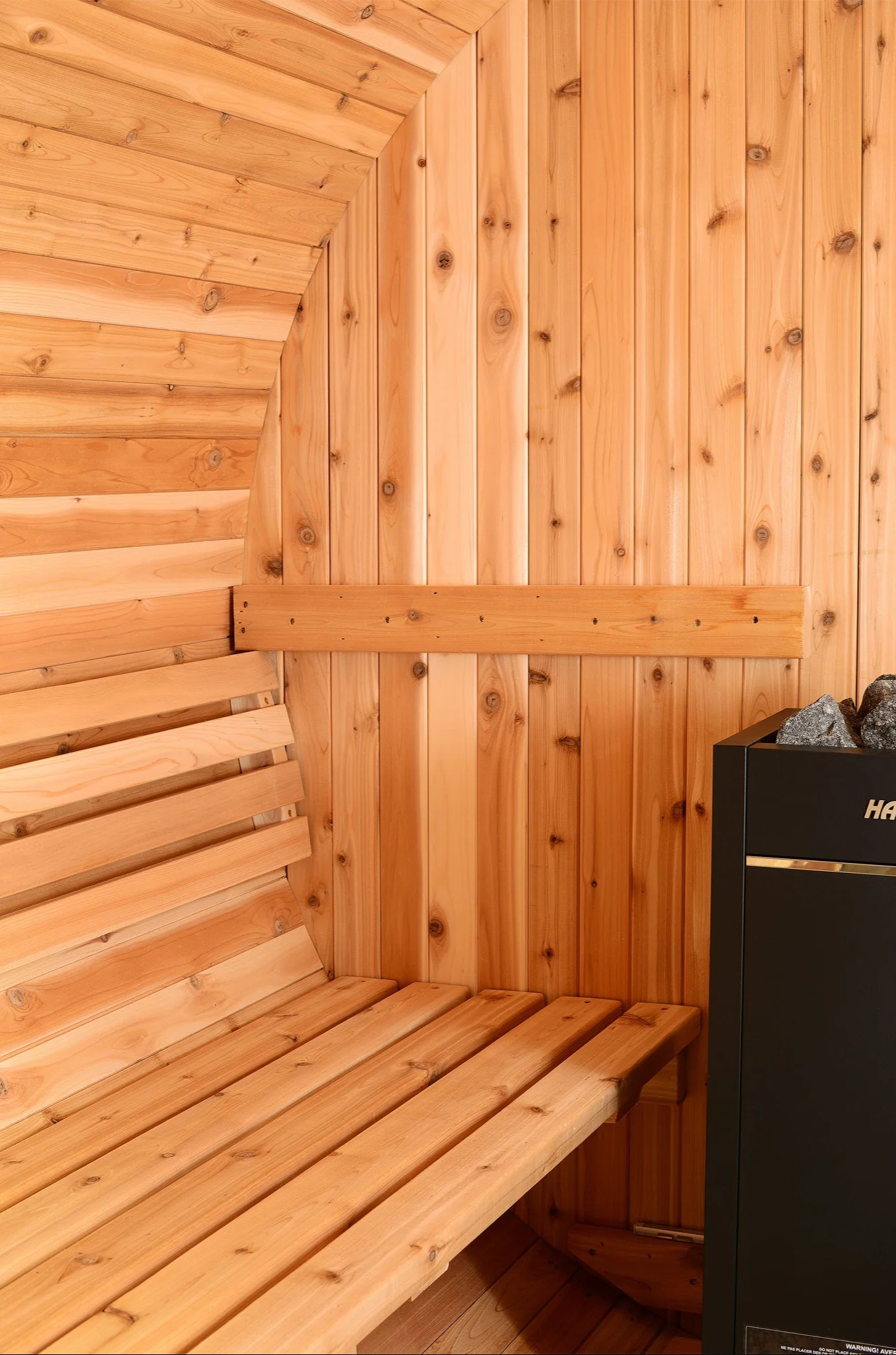 Almost Heaven Essex 4-Person Classic Barrel Sauna