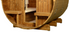 Almost Heaven Magnus 6-Person Canopy Barrel Sauna (Heritage Collection)