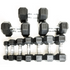 Rubber Hex Dumbbells & Packages