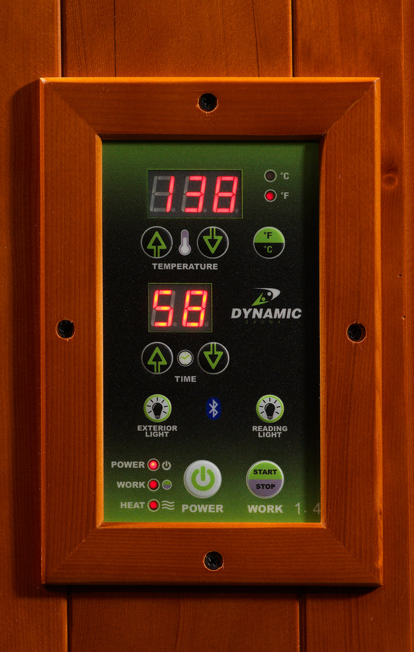 New 2026 DYN-6225-02 Dynamic Ultra Low EMF Far Infrared Sauna, Heming Edition