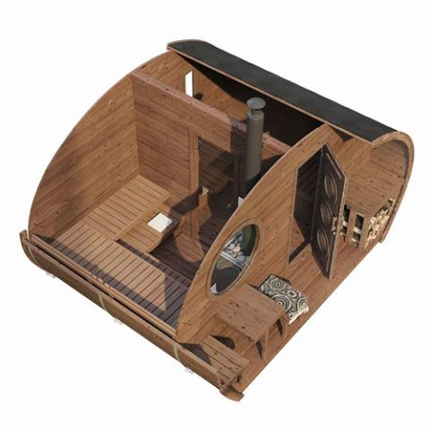 Model G11 8 Person Traditional Outdoor Sauna