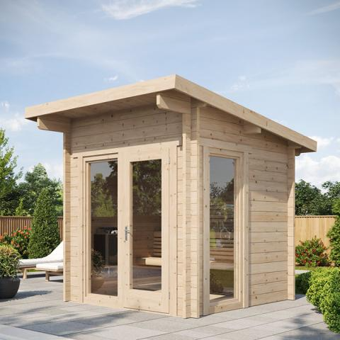 Model G4 6 Person Traditional Outdoor Sauna