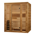 New 2026 "Andermatt Edition" 3 Person Traditional Steam Sauna (GDI-7030-01) - Pacific Premium Clear Cedar