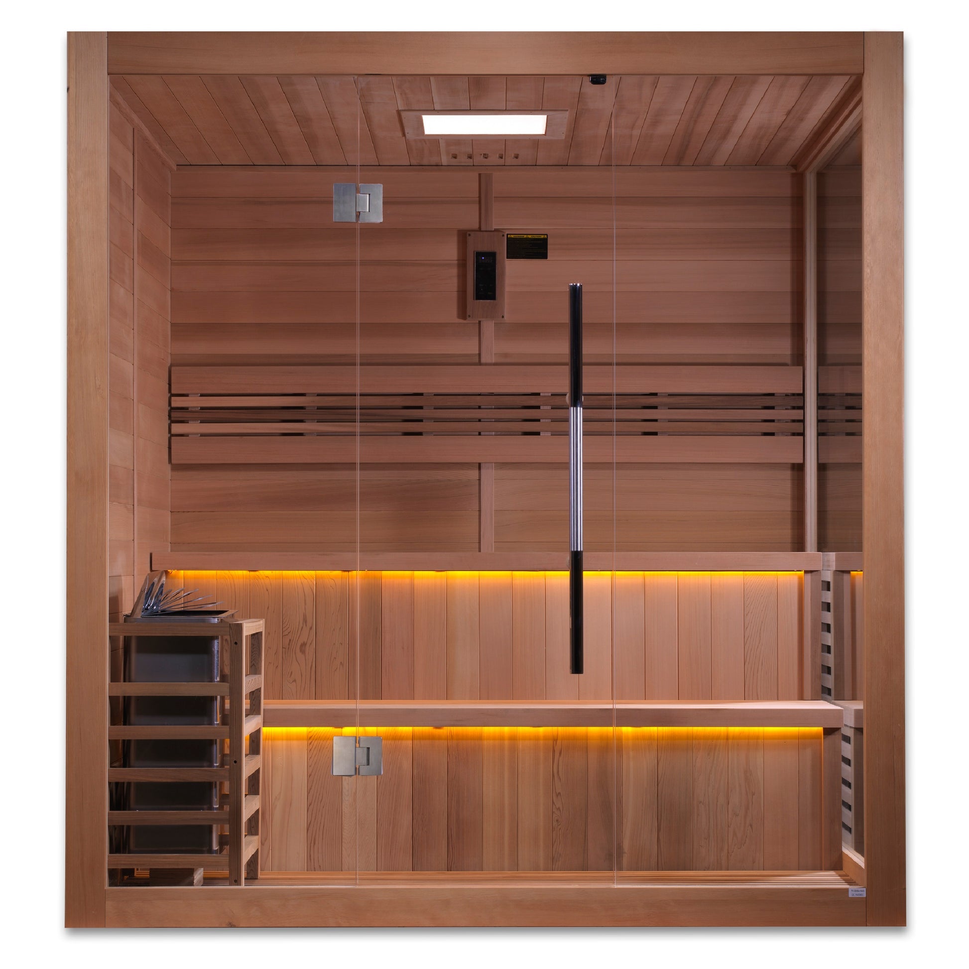 New 2026 "Kuusamo Edition" 6 Person Traditional Sauna (GDI-7206-01) - Canadian Red Cedar Interior