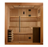 New 2026 Updated "Osla Edition" 6 Person Traditional Sauna - Canadian Red Cedar Interior and Pacific Premium Clear Cedar Exterior