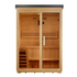 Arlberg 3 Person Traditional Outdoor Steam Sauna - Flat Roof (GDI-8003-01)