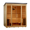 Vorarlberg 5 Person Traditional Flat Roof Outdoor Sauna (GDI-8005-01)