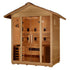 New 2026 "Gargellen" 5 Person Hybrid (PureTech™ Full Spectrum IR Or Traditional Stove) Outdoor Sauna