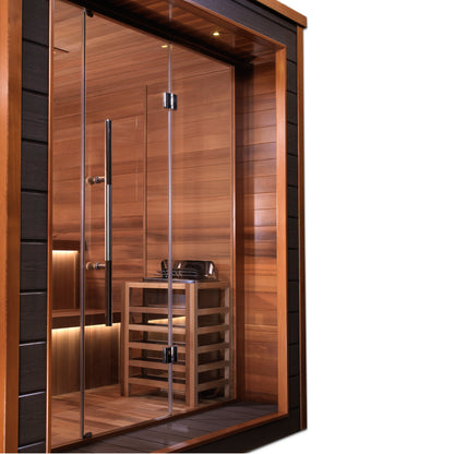 New 2026 Bergen 6-Person Outdoor-Indoor Traditional Sauna