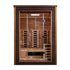 New 2026 Nora 2 Person Outdoor-Indoor PureTech™ Hybrid Full Spectrum Sauna (GDI-8222-01) - Canadian Red Cedar Interior