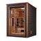 New 2026 Nora 2 Person Outdoor-Indoor PureTech™ Hybrid Full Spectrum Sauna (GDI-8222-01) - Canadian Red Cedar Interior