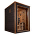 New 2026 Nora 2 Person Outdoor-Indoor PureTech™ Hybrid Full Spectrum Sauna (GDI-8222-01) - Canadian Red Cedar Interior