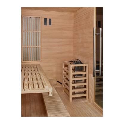 New 2026  Hybrid Soria Sauna Full Spectrum and Harvia Traditional Stove GDI-8330-01
