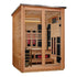 Golden Designs "Loviisa" 3 Person, Pacific Cedar Barn Hybrid (PureTech™ Full Spectrum IR or Traditional Stove) Outdoor Sauna