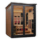 Golden Designs "Loviisa" 3 Person, 2 Tone Barn Hybrid (PureTech™ Full Spectrum IR or Traditional Stove) Outdoor Sauna
