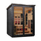 Golden Designs "Loviisa" 3 Person, Black Barn Hybrid (PureTech™ Full Spectrum IR or Traditional Stove) Outdoor Sauna