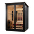 Golden Designs "Loviisa" 3 Person, Black Barn Hybrid (PureTech™ Full Spectrum IR or Traditional Stove) Outdoor Sauna