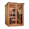 Golden Designs "Kaskinen" 6 Person, Pacific Cedar Barn Hybrid (PureTech™ Full Spectrum IR or Traditional Stove) Outdoor Sauna