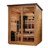 Golden Designs "Kaskinen" 6 Person, Pacific Cedar Barn Hybrid (PureTech™ Full Spectrum IR or Traditional Stove) Outdoor Sauna