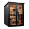 Golden Designs "Kaskinen" 6 Person, Black Barn Hybrid (PureTech™ Full Spectrum IR or Traditional Stove) Outdoor Sauna