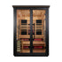 Golden Designs "Kaskinen" 6 Person, Black Barn Hybrid (PureTech™ Full Spectrum IR or Traditional Stove) Outdoor Sauna