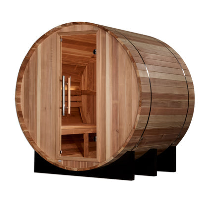 New 2026 "St. Moritz" 2 Person Barrel Traditional Sauna