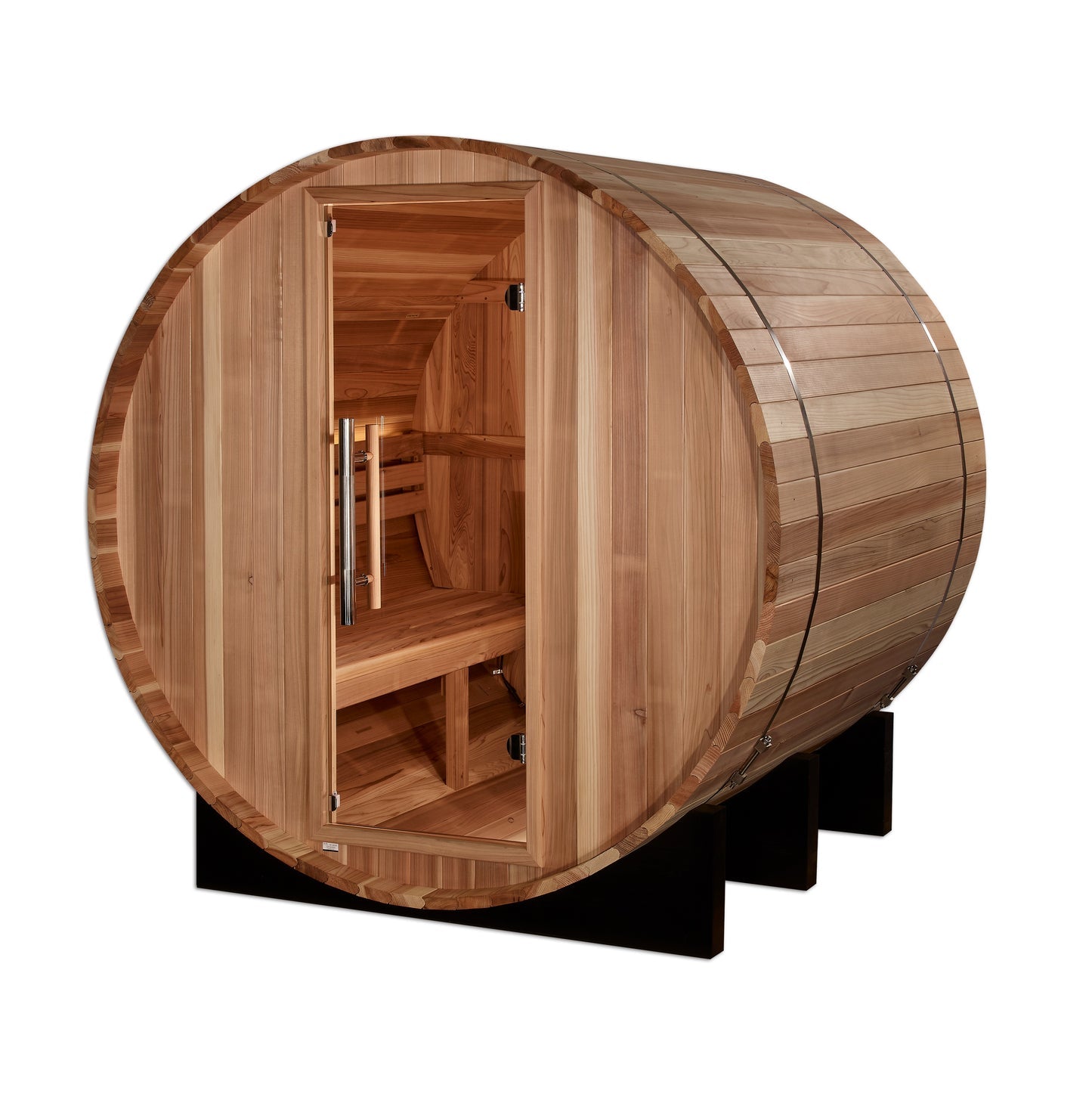 New 2026 "St. Moritz" 2 Person Barrel Traditional Sauna