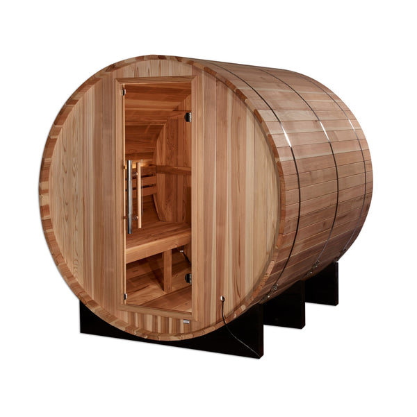 New 2026 "Arosa" 4 Person Barrel Traditional Sauna