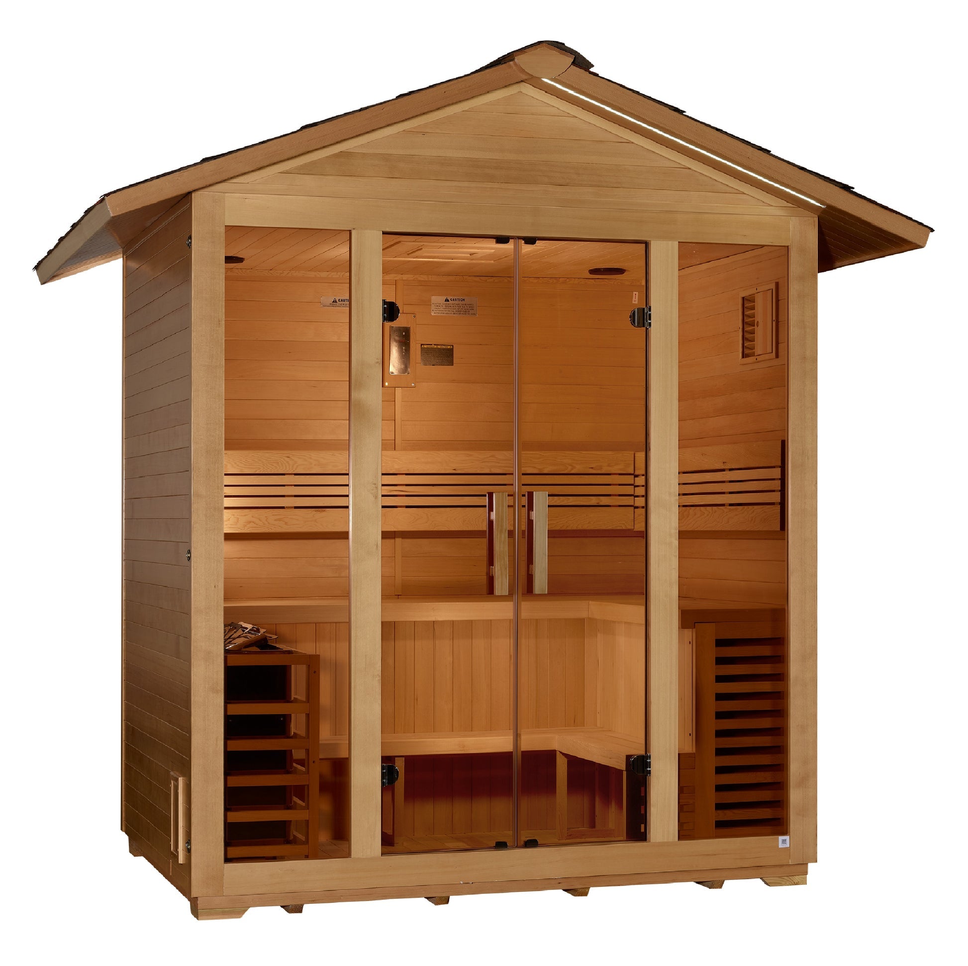 New 2026 "Vorarlberg" 5-Person Traditional Outdoor Sauna