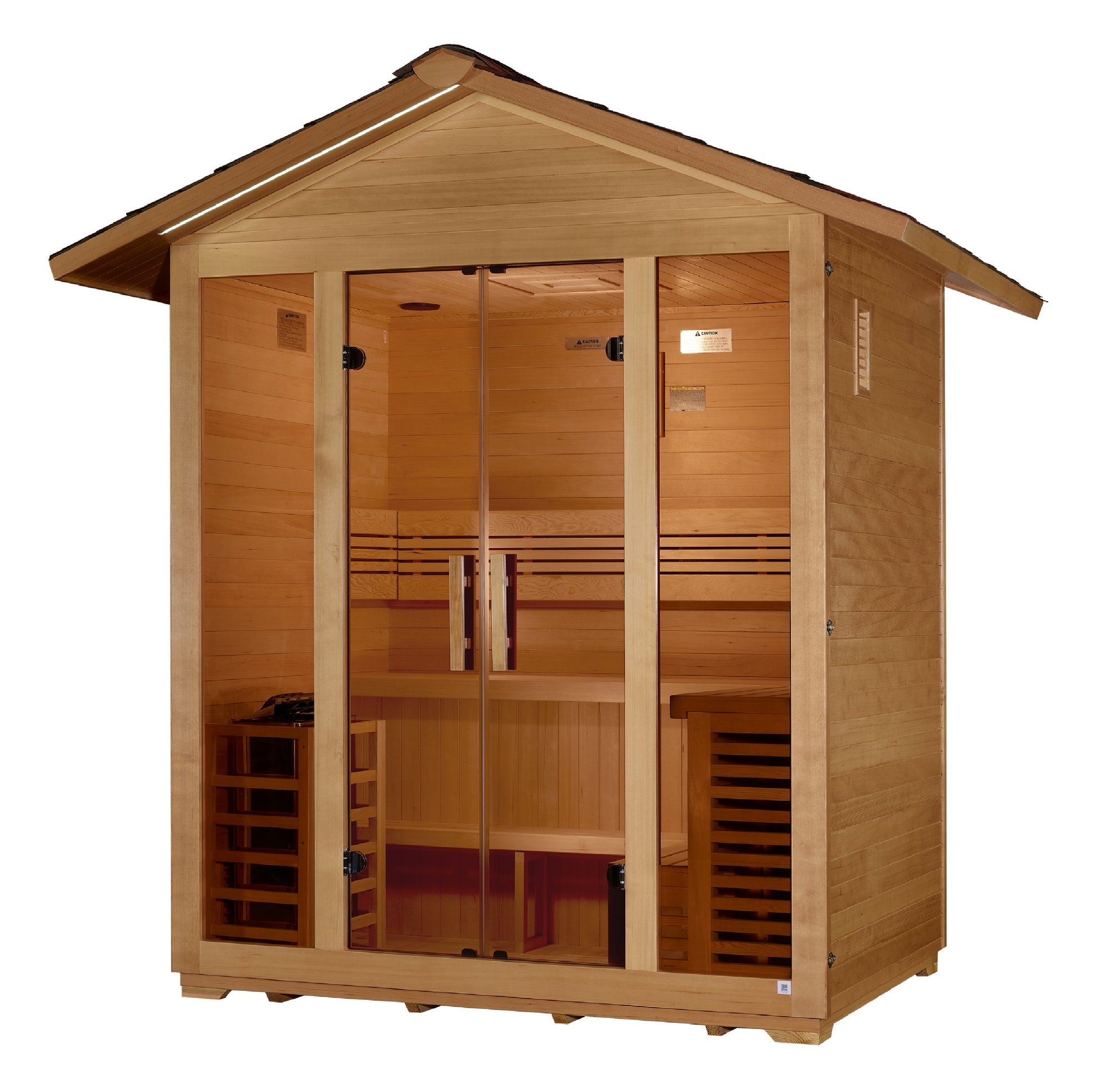 New 2026 "Vorarlberg" 5-Person Traditional Outdoor Sauna