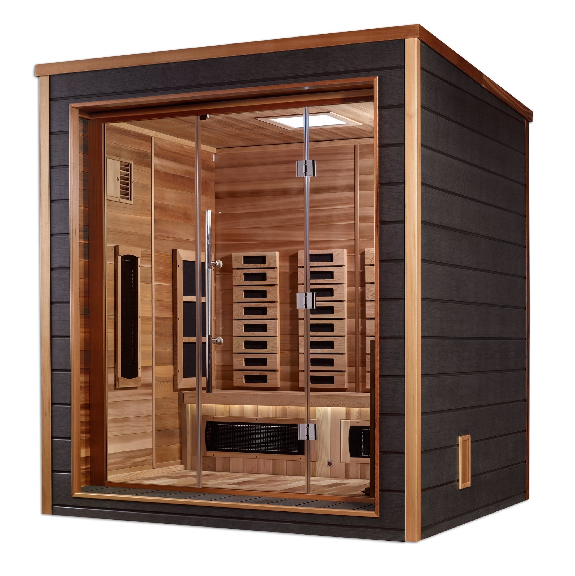 New 2026 "Visby" 3 Person Outdoor-Indoor PureTech Hybrid Full Spectrum Sauna