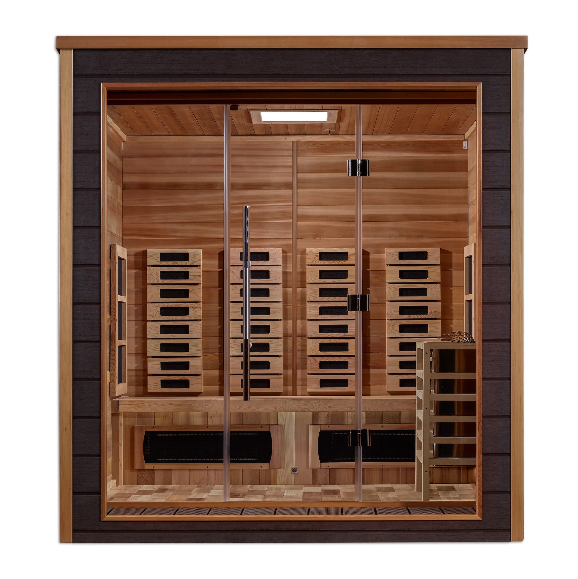 New 2026 "Visby" 3 Person Outdoor-Indoor PureTech Hybrid Full Spectrum Sauna