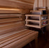 New 2026 "Zurich" 4 Person Barrel Traditional Sauna (w/ Bronze Privacy View)