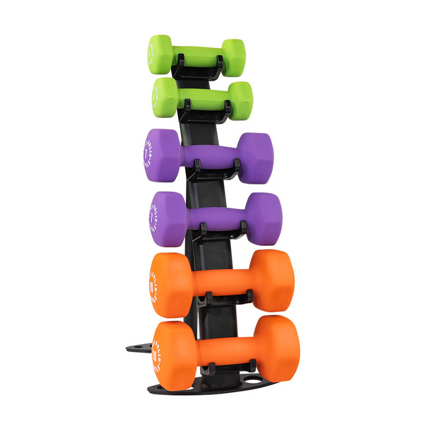 Body-Solid Small Vinyl Dumbbell Rack